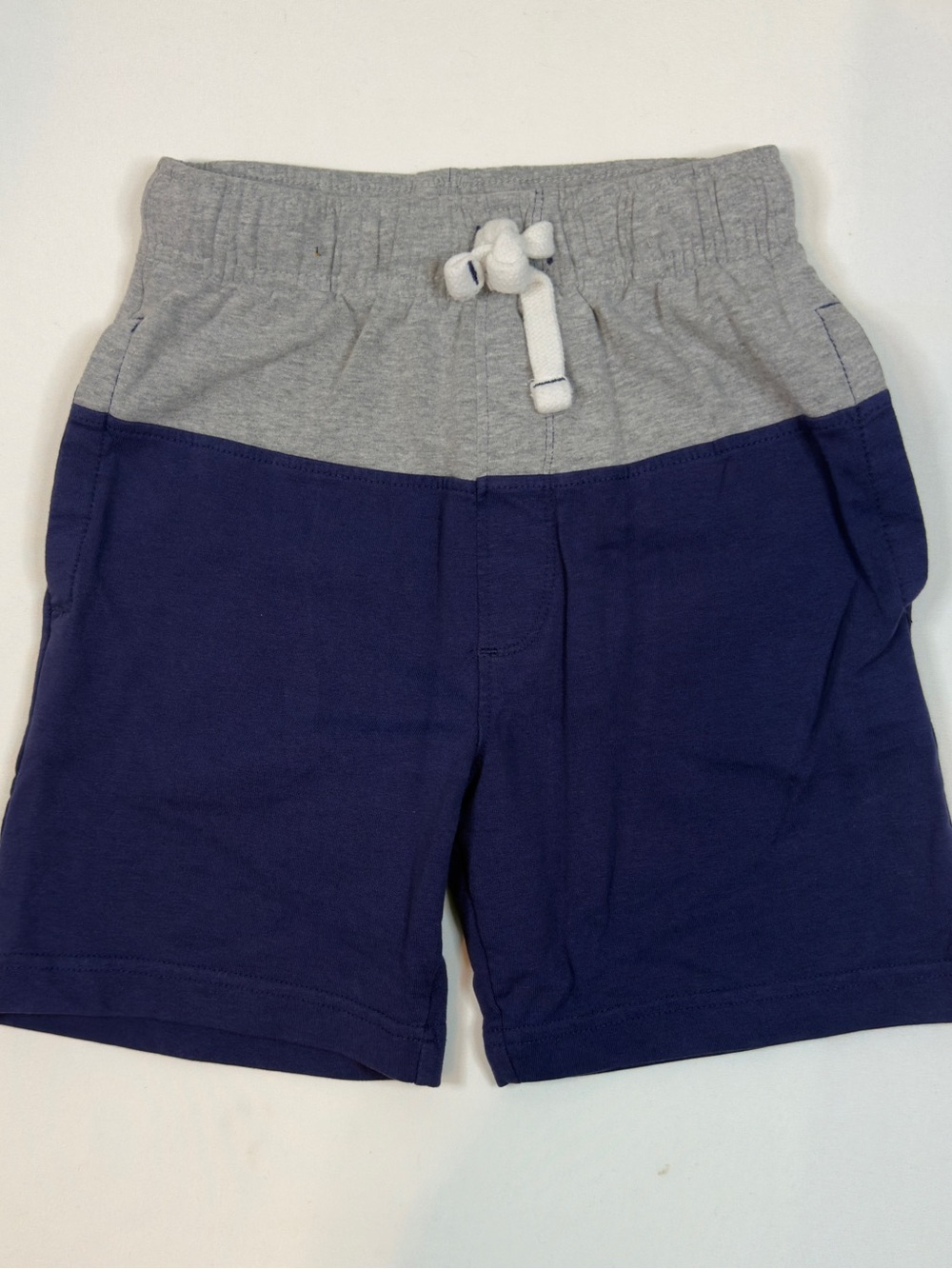 Tommy Bahama Navy and Light Gray Colorblock Kids Shorts Ss S 5/6